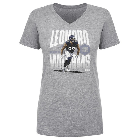 Leonard Williams Women's V-Neck T-Shirt | 500 LEVEL