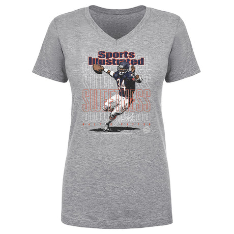 Walter Payton Women's V-Neck T-Shirt | 500 LEVEL