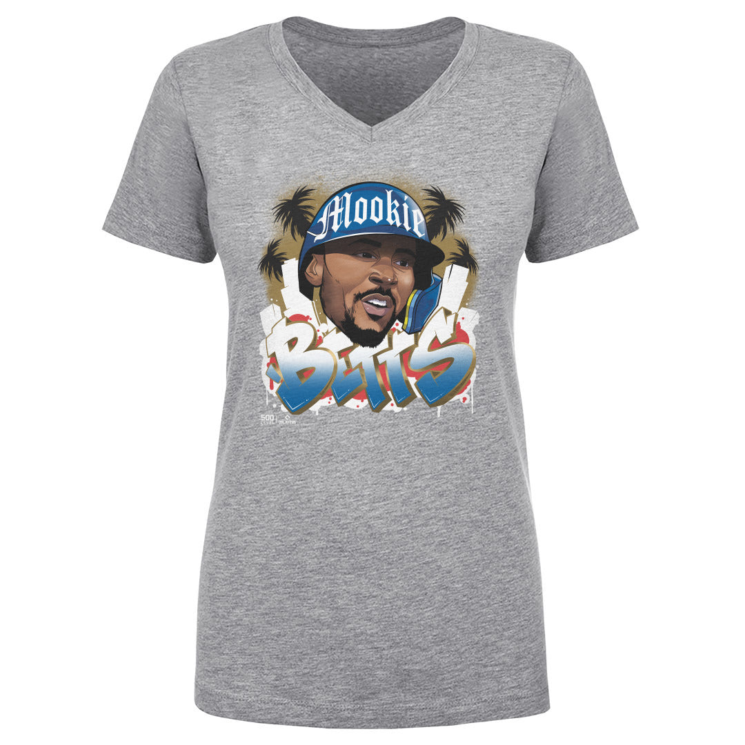 Mookie Betts Women's V-Neck T-Shirt | 500 LEVEL