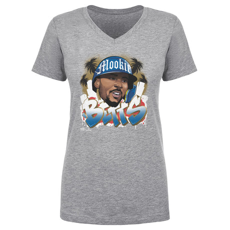 Mookie Betts Women's V-Neck T-Shirt | 500 LEVEL