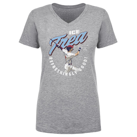 Trea Turner Women's V-Neck T-Shirt | 500 LEVEL