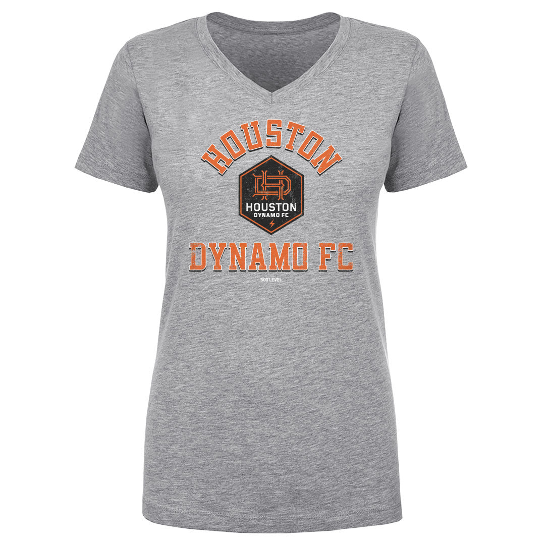 Houston Dynamo FC Women's V-Neck T-Shirt | 500 LEVEL