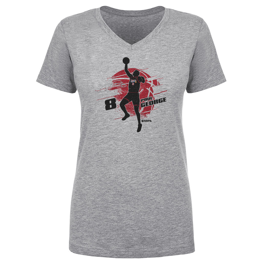 Paul George Women's V-Neck T-Shirt | 500 LEVEL