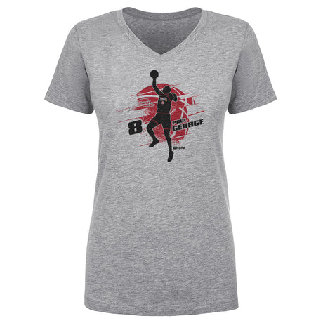 Paul George Women's V-Neck T-Shirt | 500 LEVEL