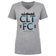 Charlotte FC Women's V-Neck T-Shirt | 500 LEVEL