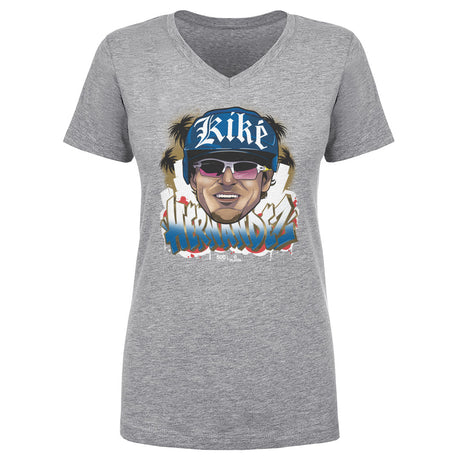 Enrique Hernandez Women's V-Neck T-Shirt | 500 LEVEL