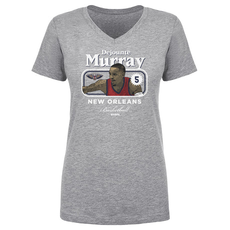 Dejounte Murray Women's V-Neck T-Shirt | 500 LEVEL