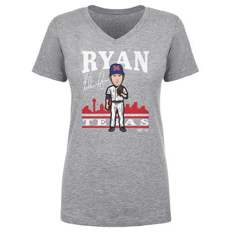 Nolan Ryan Women's V-Neck T-Shirt | 500 LEVEL
