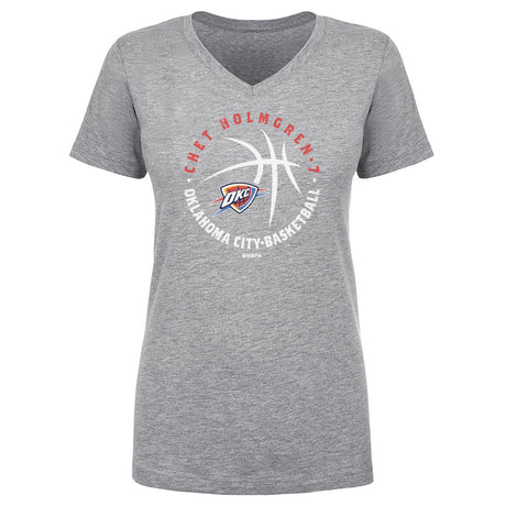 Chet Holmgren Women's V-Neck T-Shirt | 500 LEVEL