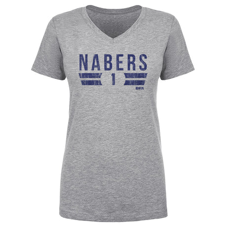 Malik Nabers Women's V-Neck T-Shirt | 500 LEVEL