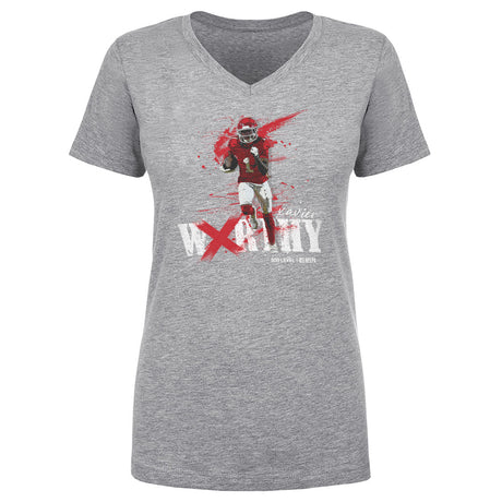Xavier Worthy Women's V-Neck T-Shirt | 500 LEVEL