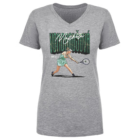 Marketa Vondrousova Women's V-Neck T-Shirt | 500 LEVEL