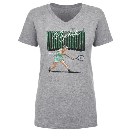 Marketa Vondrousova Women's V-Neck T-Shirt | 500 LEVEL