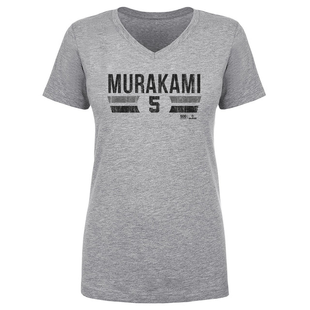 Munetaka Murakami Women's V-Neck T-Shirt | 500 LEVEL