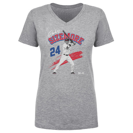 Grady Sizemore Women's V-Neck T-Shirt | 500 LEVEL