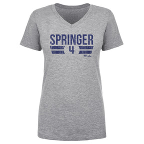 George Springer Women's V-Neck T-Shirt | 500 LEVEL