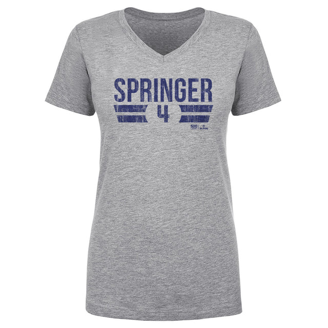 George Springer Women's V-Neck T-Shirt | 500 LEVEL