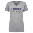 Francisco Lindor Women's V-Neck T-Shirt | 500 LEVEL