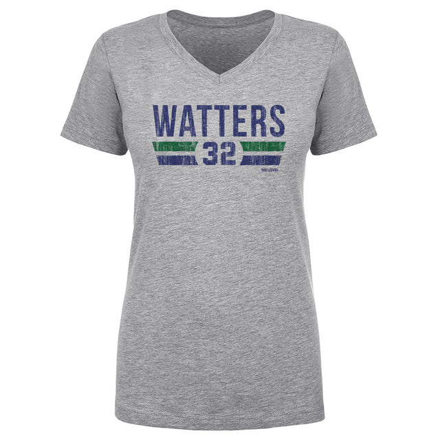 Ricky Watters Women's V-Neck T-Shirt | 500 LEVEL