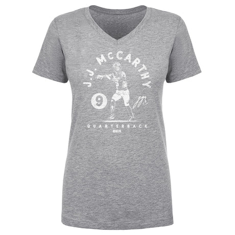 J.J. McCarthy Women's V-Neck T-Shirt | 500 LEVEL