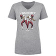Jacory Croskey-Merritt Women's V-Neck T-Shirt | 500 LEVEL