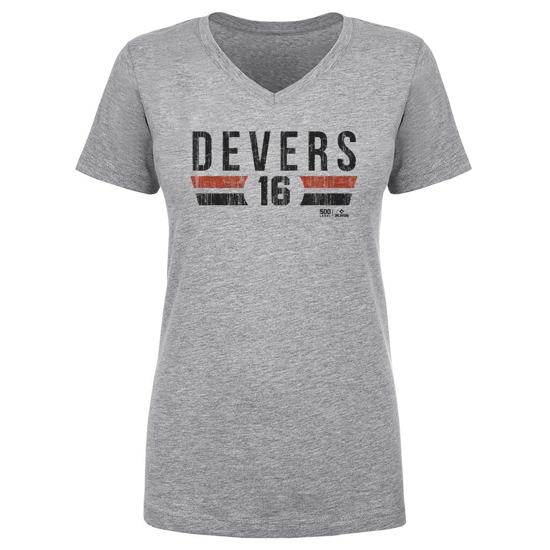 Rafael Devers Women's V-Neck T-Shirt | 500 LEVEL