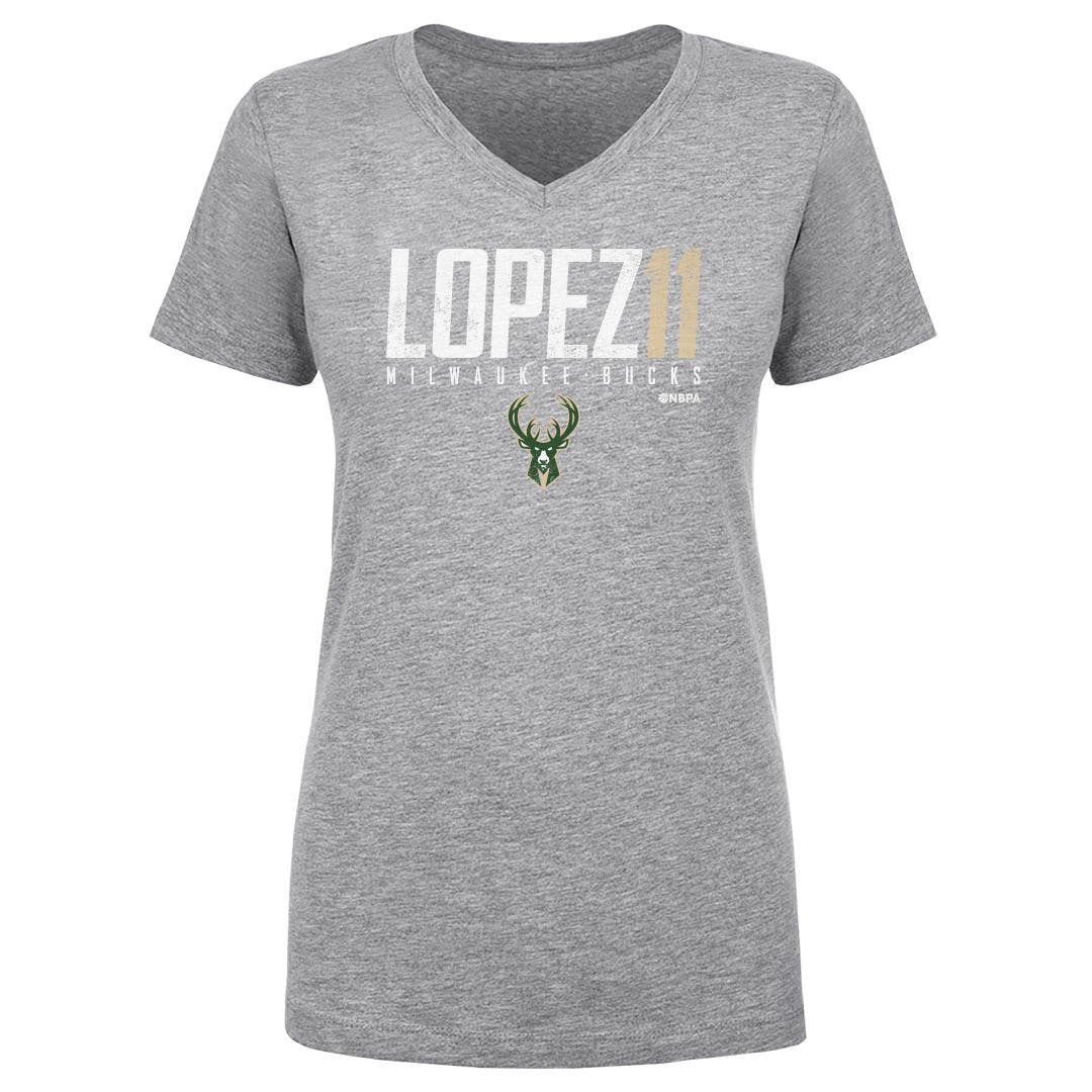 Brook Lopez Women&#39;s V-Neck T-Shirt | 500 LEVEL