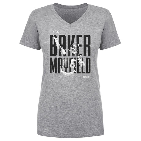 Baker Mayfield Women's V-Neck T-Shirt | 500 LEVEL