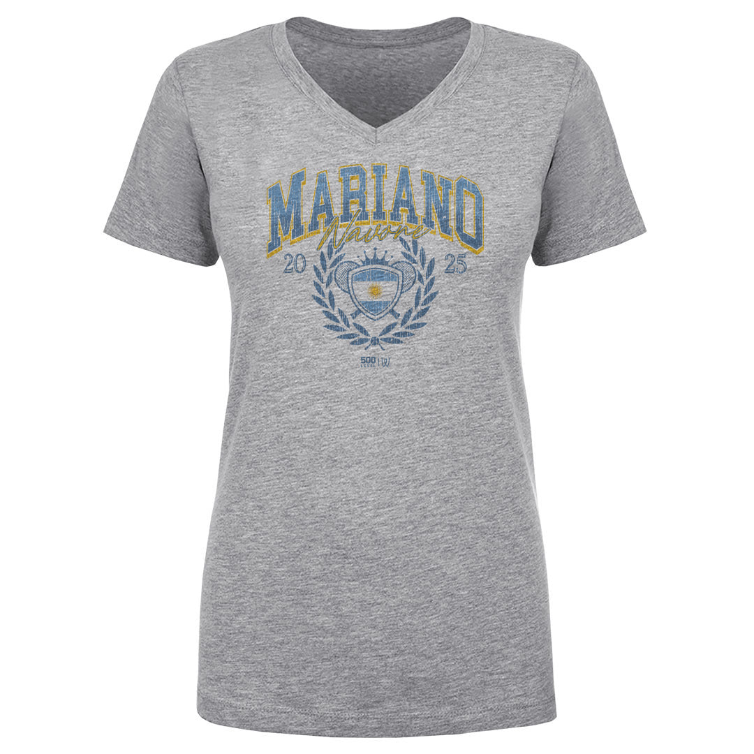 Mariano Navone Women's V-Neck T-Shirt | 500 LEVEL