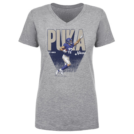 Puka Nacua Women's V-Neck T-Shirt | 500 LEVEL