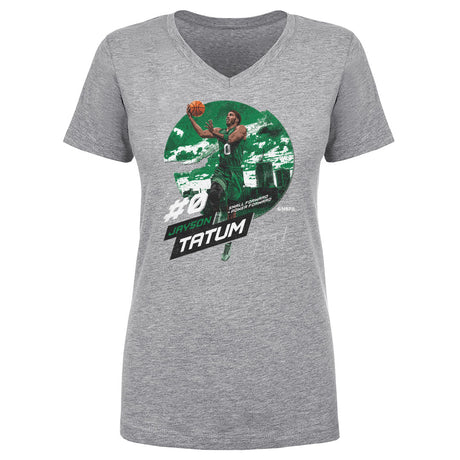 Jayson Tatum Women's V-Neck T-Shirt | 500 LEVEL
