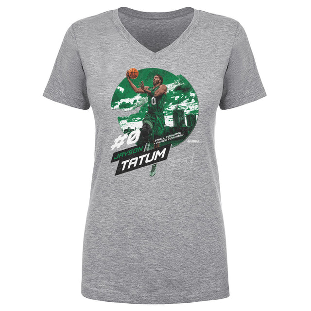 Jayson Tatum Women's V-Neck T-Shirt | 500 LEVEL