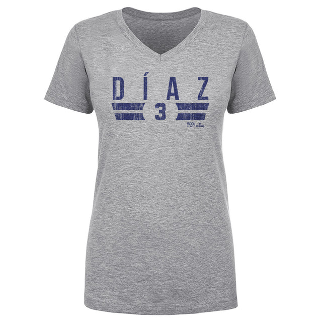 Edwin Diaz Women's V-Neck T-Shirt | 500 LEVEL