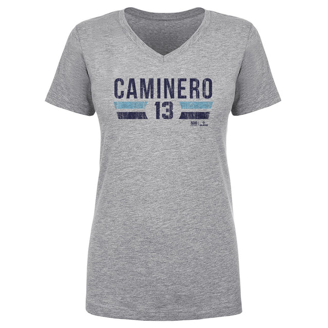 Junior Caminero Women's V-Neck T-Shirt | 500 LEVEL