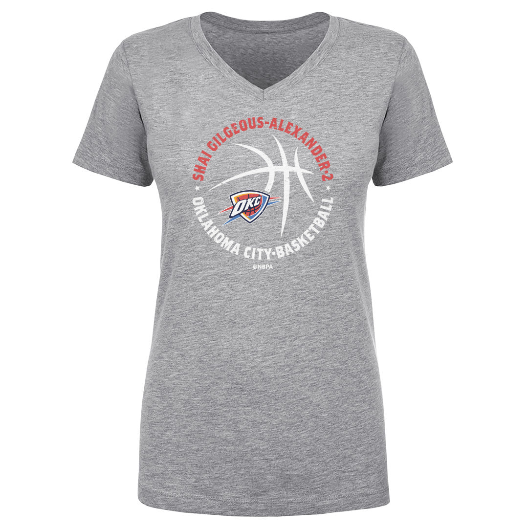 Shai Gilgeous-Alexander Women's V-Neck T-Shirt | 500 LEVEL