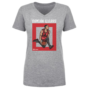 Damian Lillard Women's V-Neck T-Shirt | 500 LEVEL