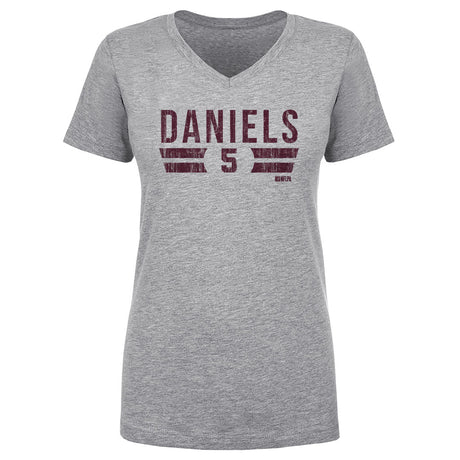 Jayden Daniels Women's V-Neck T-Shirt | 500 LEVEL
