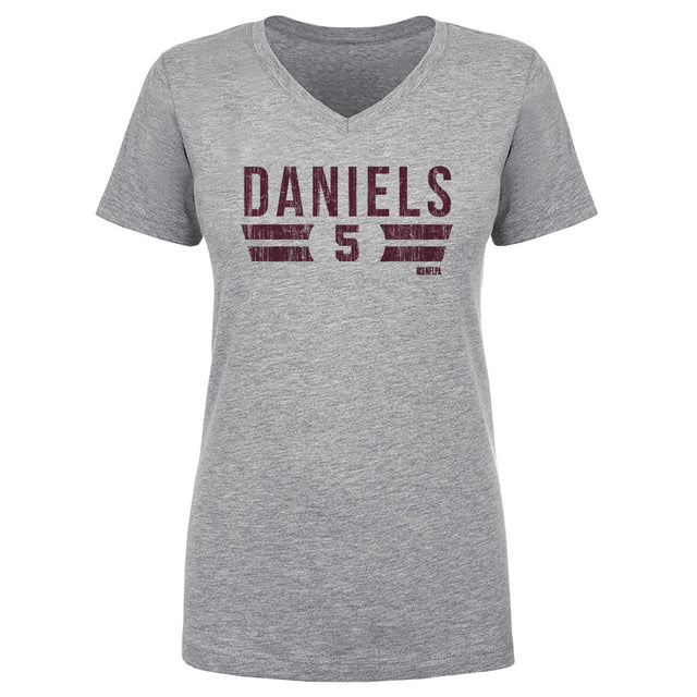 Jayden Daniels Women's V-Neck T-Shirt | 500 LEVEL