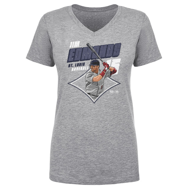 Jim Edmonds Women's V-Neck T-Shirt | 500 LEVEL