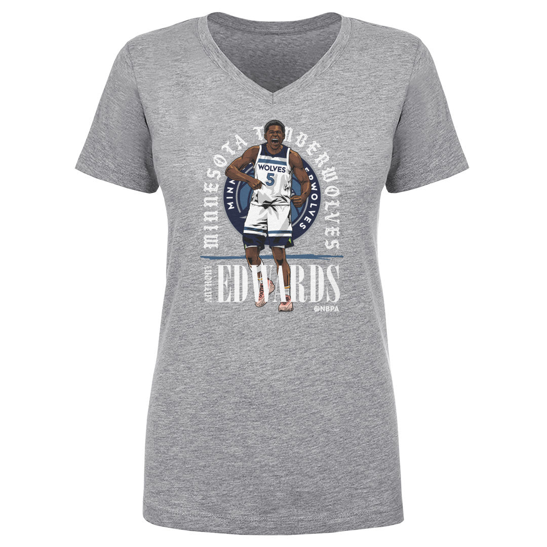 Anthony Edwards Women's V-Neck T-Shirt | 500 LEVEL