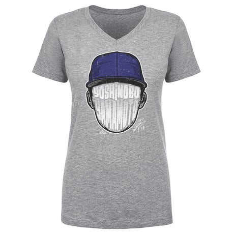 Yoshinobu Yamamoto Women's V-Neck T-Shirt | 500 LEVEL