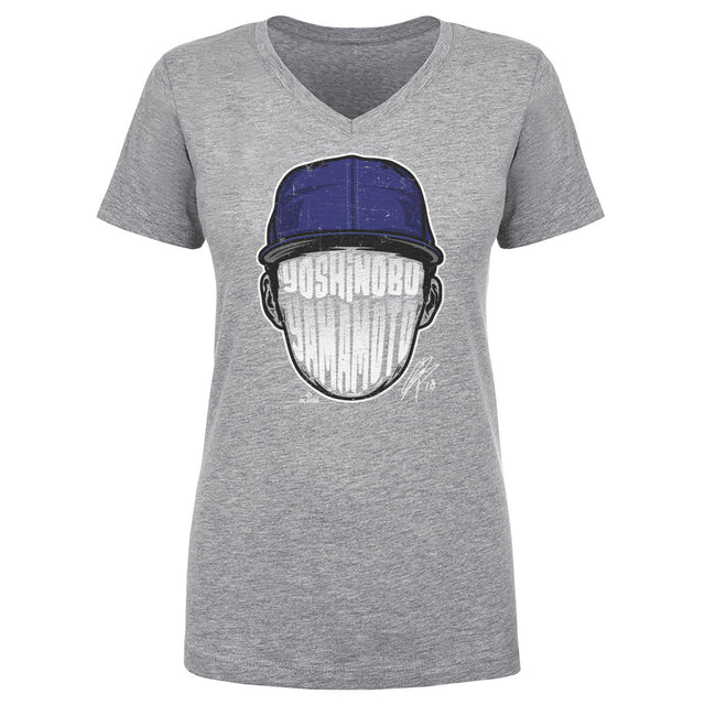 Yoshinobu Yamamoto Women's V-Neck T-Shirt | 500 LEVEL