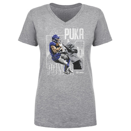 Puka Nacua Women's V-Neck T-Shirt | 500 LEVEL