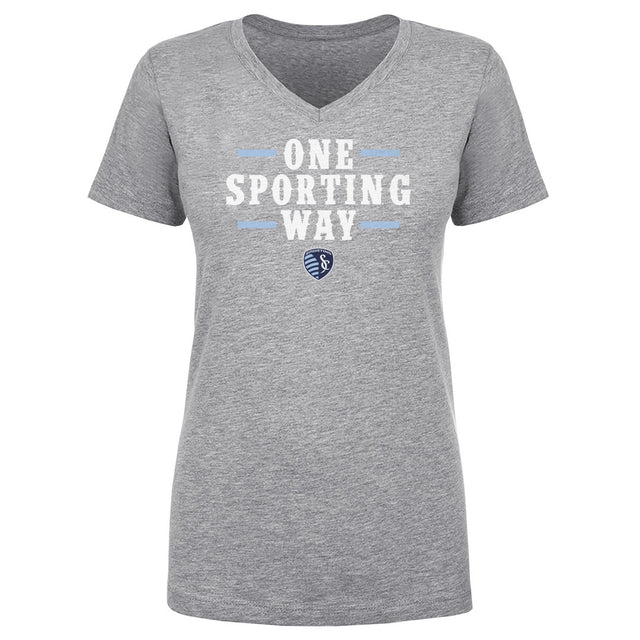 Sporting Kansas City Women's V-Neck T-Shirt | 500 LEVEL