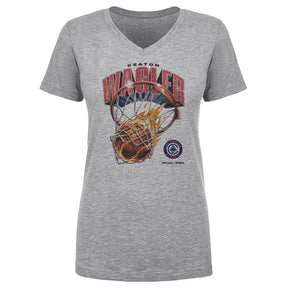 Keaton Wagler Women's V-Neck T-Shirt | 500 LEVEL