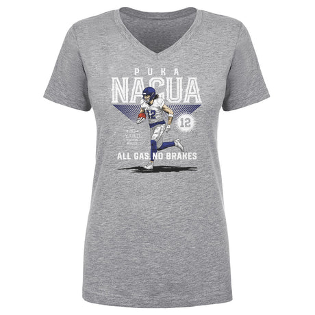 Puka Nacua Women's V-Neck T-Shirt | 500 LEVEL