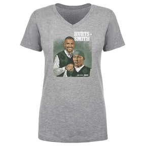 Jalen Hurts Women's V-Neck T-Shirt | 500 LEVEL