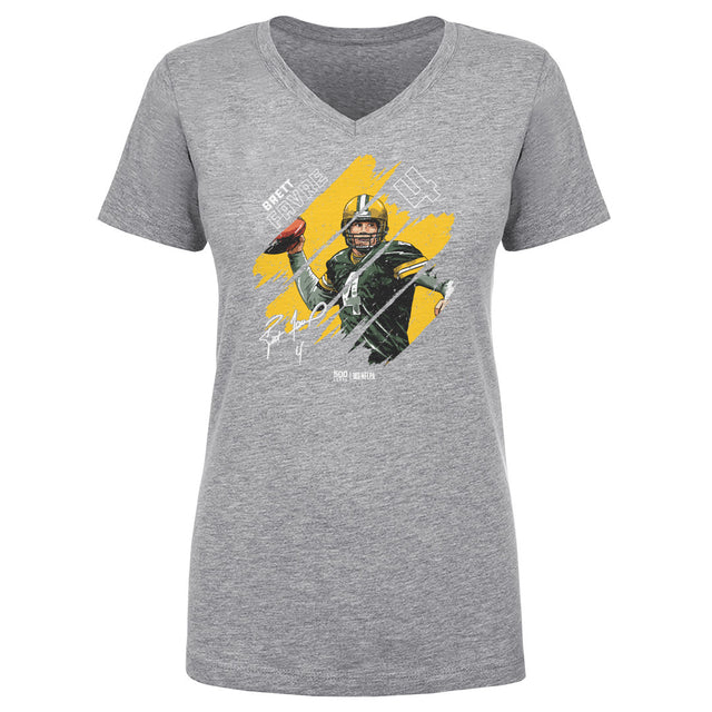 Brett Favre Women's V-Neck T-Shirt | 500 LEVEL