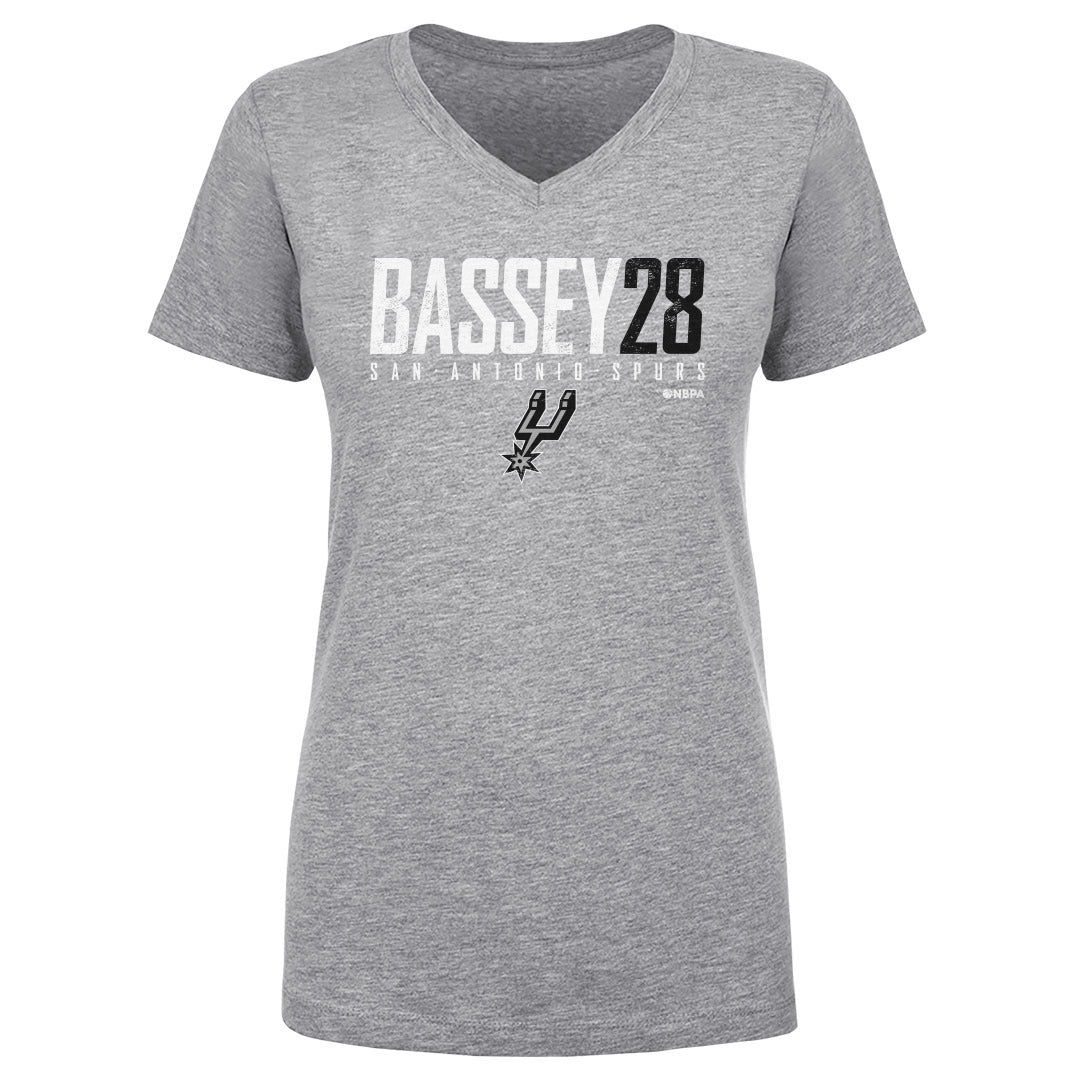 Charles Bassey Women&#39;s V-Neck T-Shirt | 500 LEVEL
