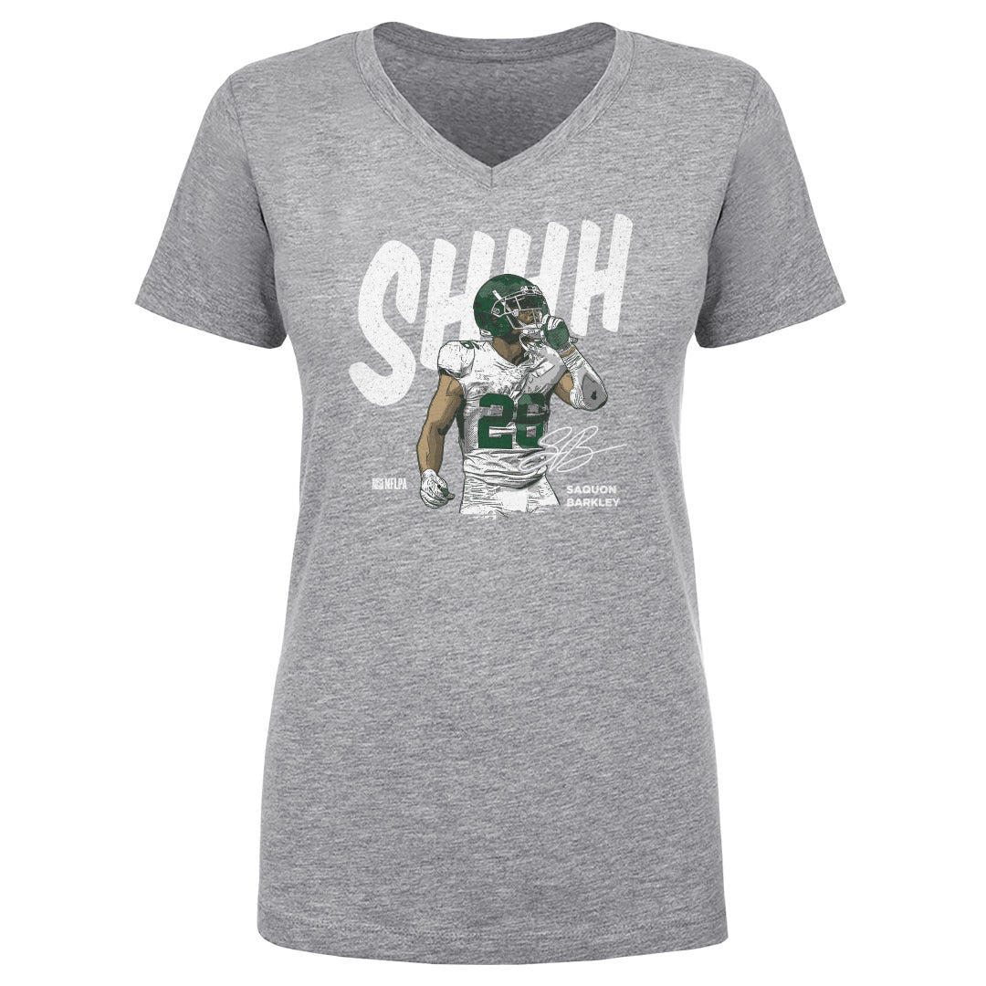 Saquon Barkley Women's V-Neck T-Shirt | 500 LEVEL